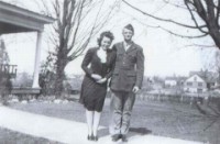 Tenn. 1943 Camp Forest. Dorothy and Warren Hays
