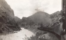 The train ride west through Colorado.  July, 1942